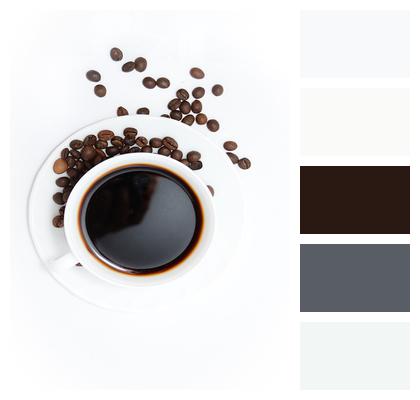 Coffee Cup Of Coffee Coffee Beans Image
